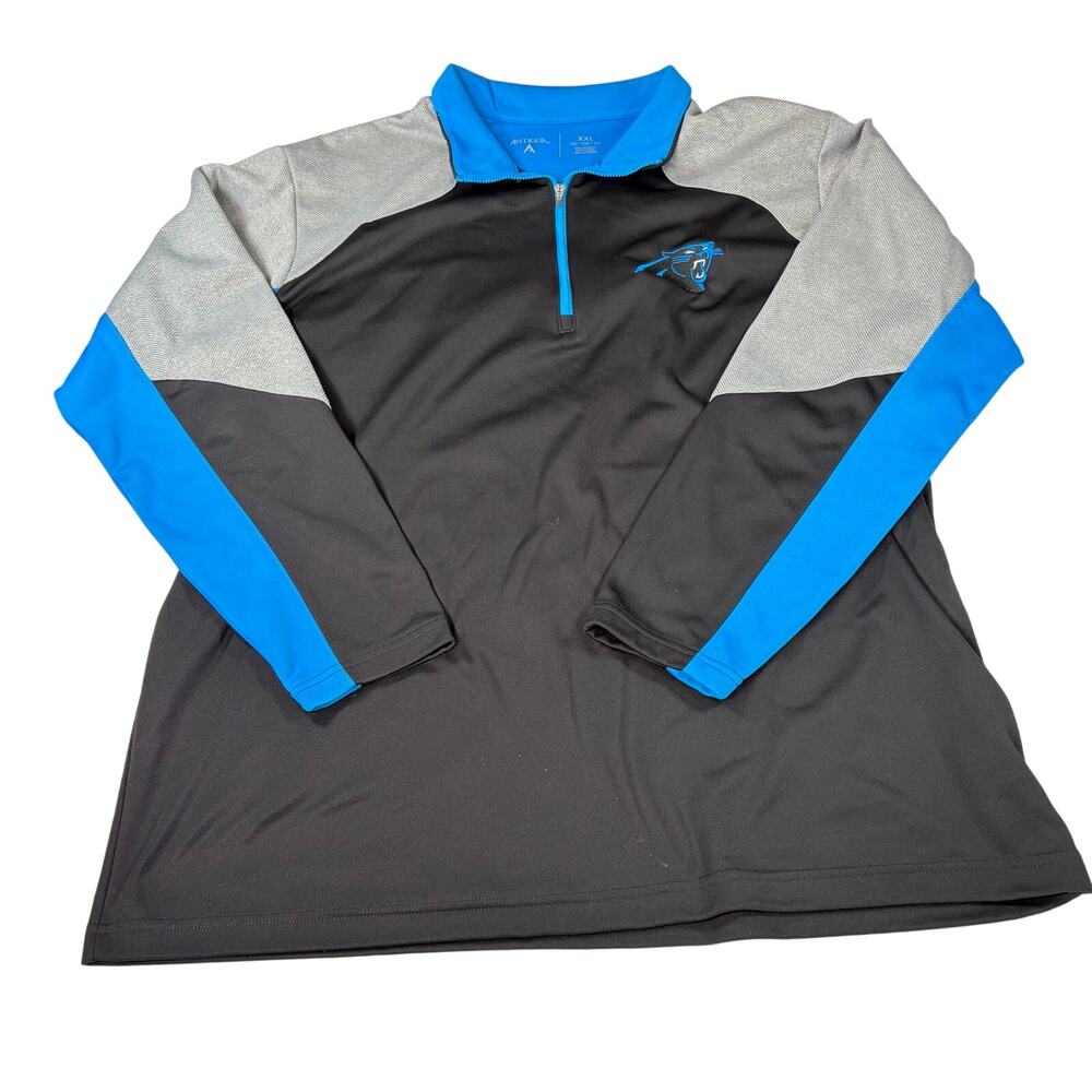 Carolina Panthers 1/4 zip sweatshirt, high quality. Mens size XXL. football
